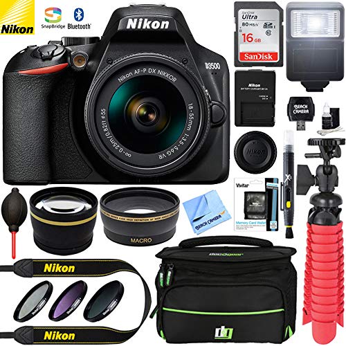 Nikon D3500 24.2MP DSLR Camera + AF-P DX...