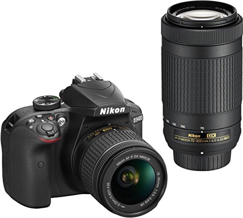 Nikon D3400 DSLR Camera with AF-P DX...