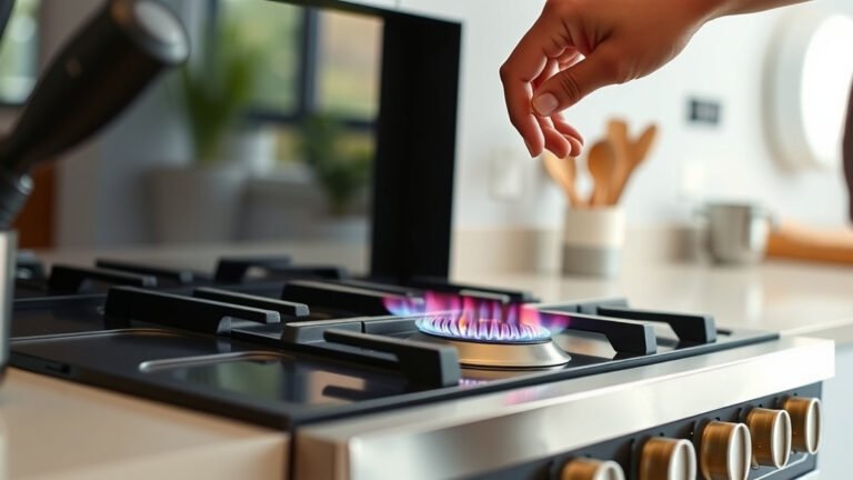 How To Adjust Flame On Dual Fuel Oven Cooktop?