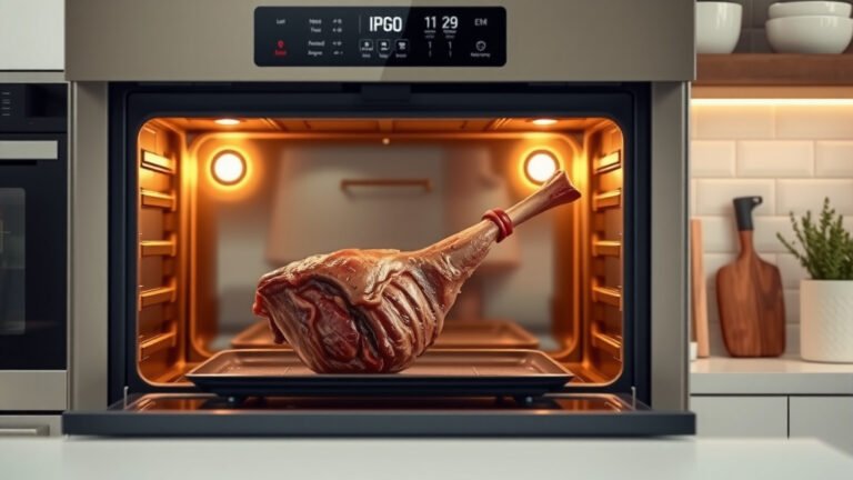 How To Cook Lamb Leg In Single Wall Oven?