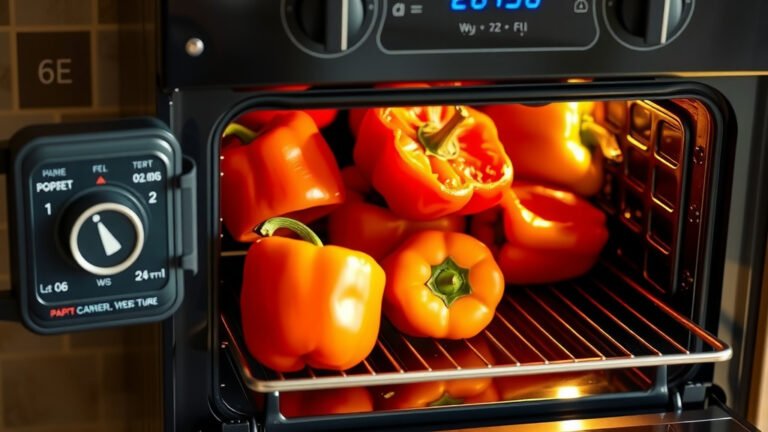 How To Cook Stuffed Peppers In Dual Fuel Oven?