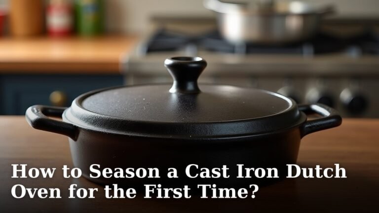 How to Season a Cast Iron Dutch Oven for the First Time?
