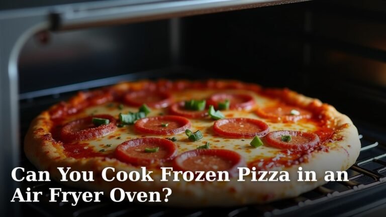 Can You Cook Frozen Pizza in an Air Fryer Oven?