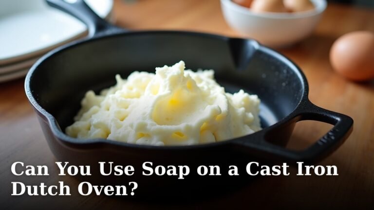 Can You Use Soap on a Cast Iron Dutch Oven?