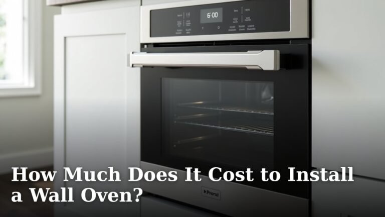 How Much Does It Cost to Install a Wall Oven?