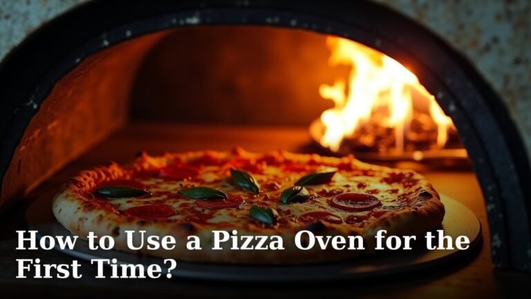How to Use a Pizza Oven for the First Time?