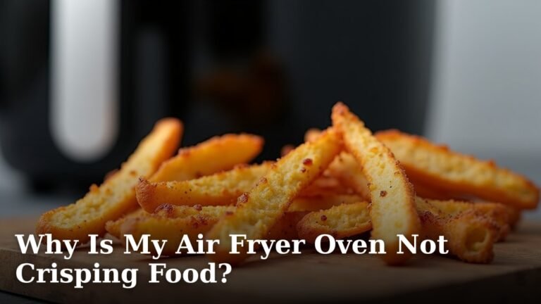 Why Is My Air Fryer Oven Not Crisping Food?