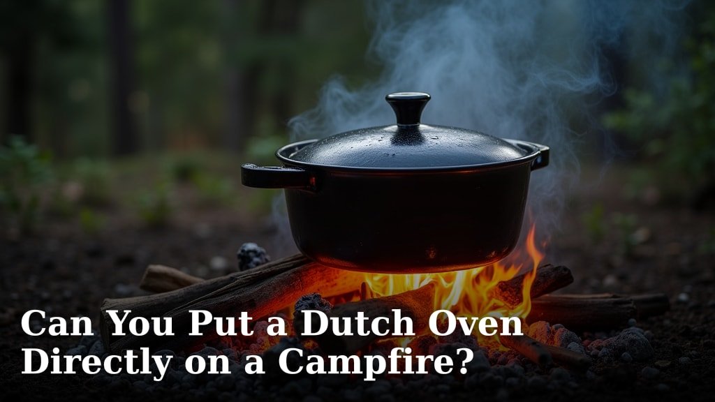 Can You Put a Dutch Oven Directly on a Campfire?