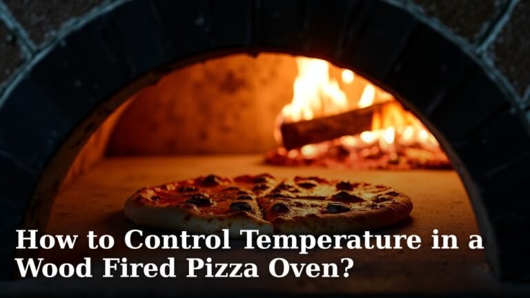 How to Control Temperature in a Wood Fired Pizza Oven?