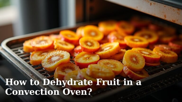How to Dehydrate Fruit in a Convection Oven?