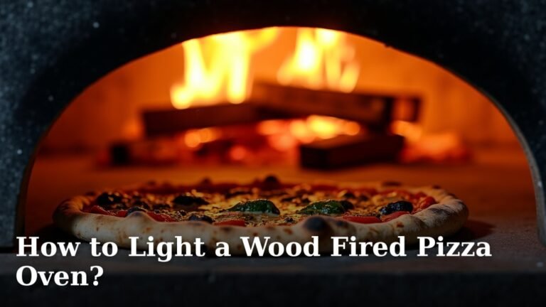 How to Light a Wood Fired Pizza Oven?
