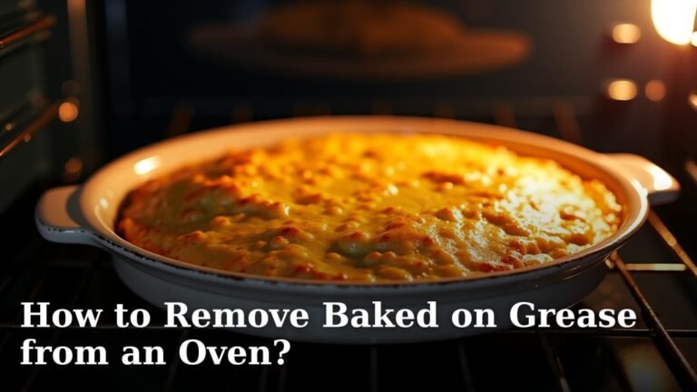 How to Remove Baked on Grease from an Oven?