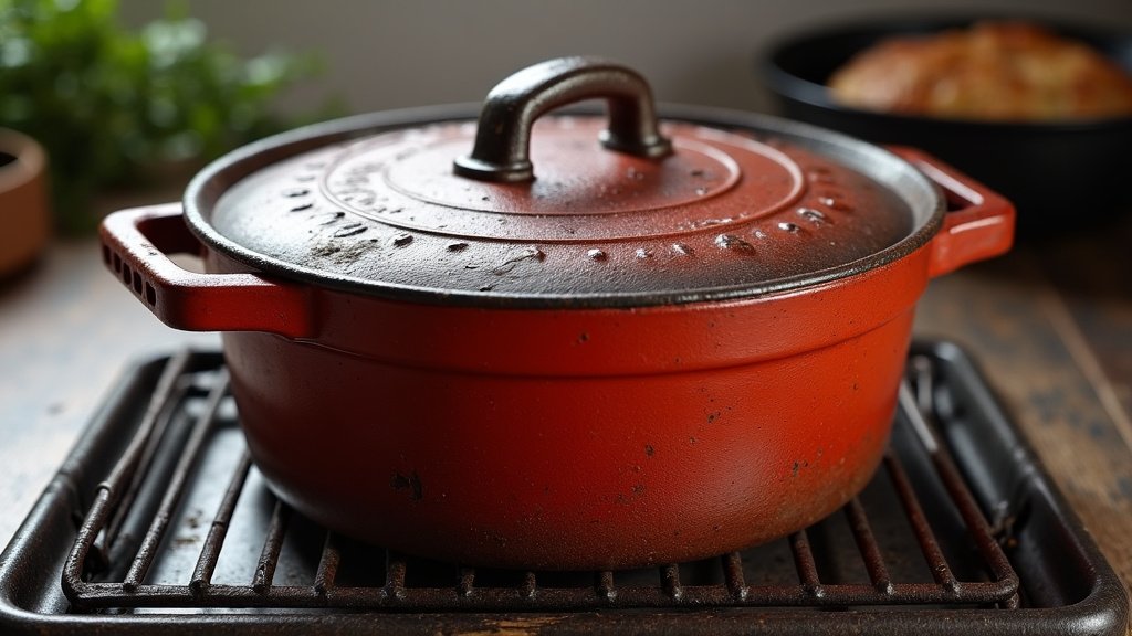 Cooking Safely with a Rusty Dutch Oven