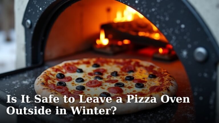 Is It Safe to Leave a Pizza Oven Outside in Winter?