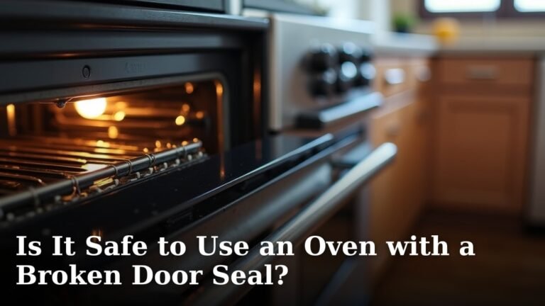 Is It Safe to Use an Oven with a Broken Door Seal?