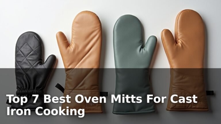Top 7 Best Oven Mitts For Cast Iron Cooking