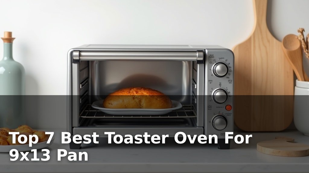 Top 7 Best Toaster Oven For 9x13 Pan