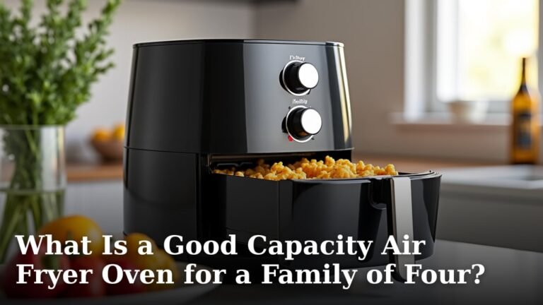 What Is a Good Capacity Air Fryer Oven for a Family of Four?