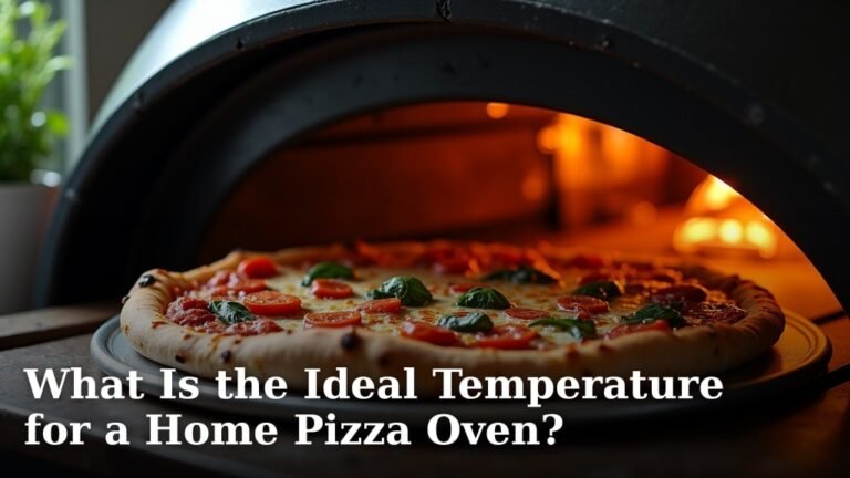 What Is the Ideal Temperature for a Home Pizza Oven?