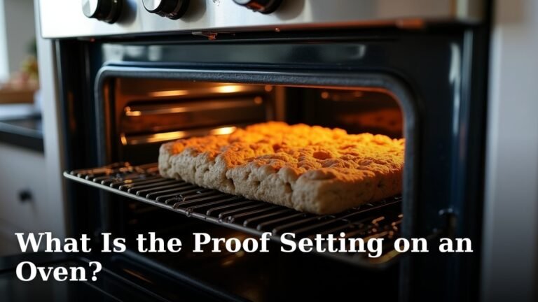 What Is the Proof Setting on an Oven?