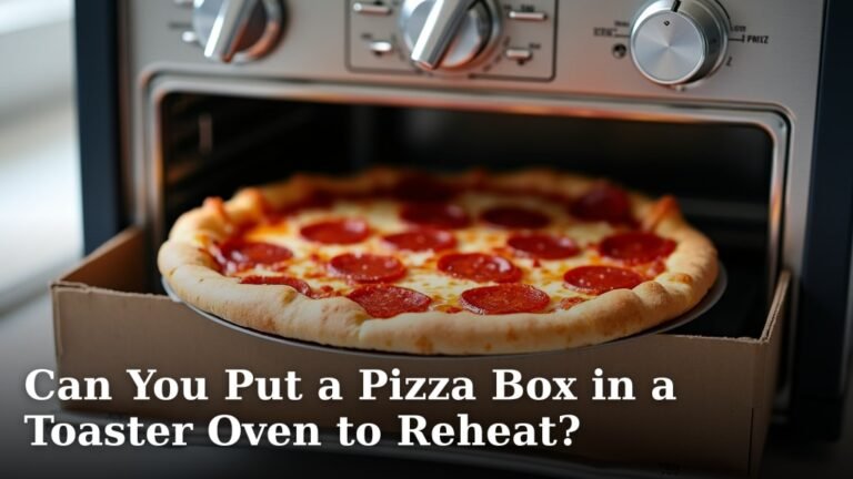 Can You Put a Pizza Box in a Toaster Oven to Reheat?