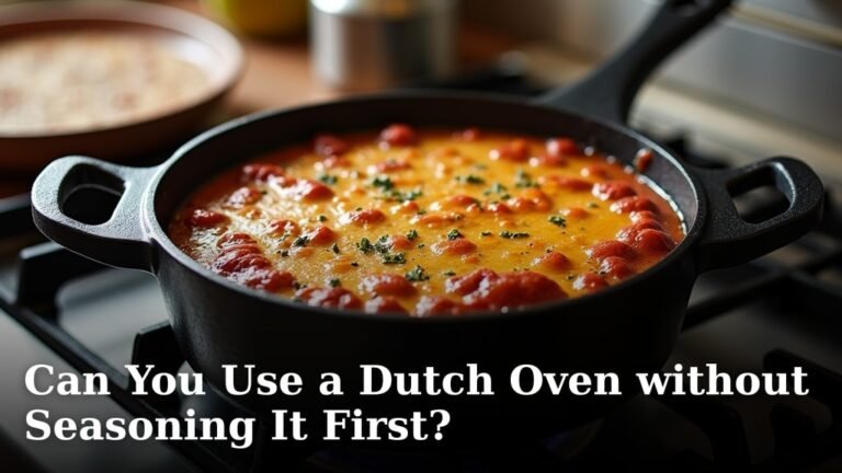 Can You Use a Dutch Oven without Seasoning It First?