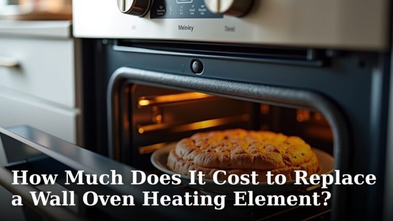 How Much Does It Cost to Replace a Wall Oven Heating Element?