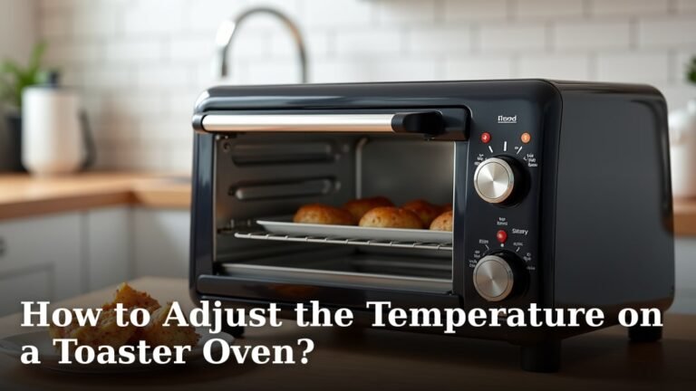 How to Adjust the Temperature on a Toaster Oven?