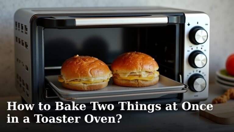 How to Bake Two Things at Once in a Toaster Oven?
