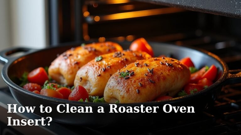 How to Clean a Roaster Oven Insert?