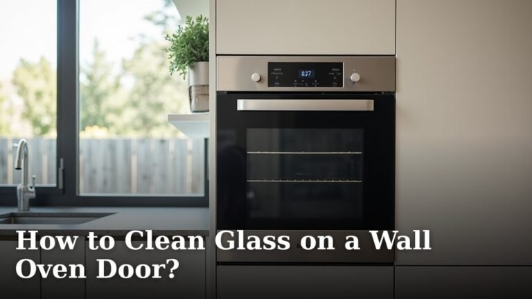 How to Clean Glass on a Wall Oven Door?