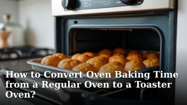 How to Convert Oven Baking Time from a Regular Oven to a Toaster Oven?