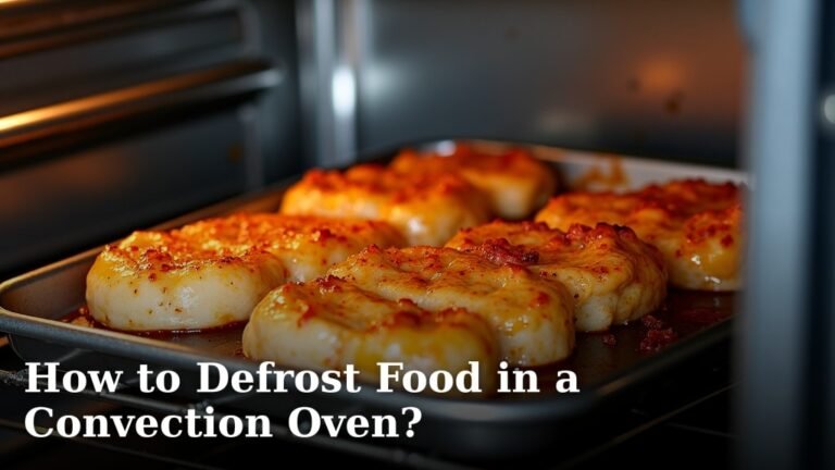 How to Defrost Food in a Convection Oven?