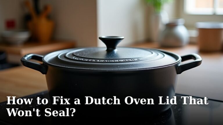 How to Fix a Dutch Oven Lid That Won't Seal?