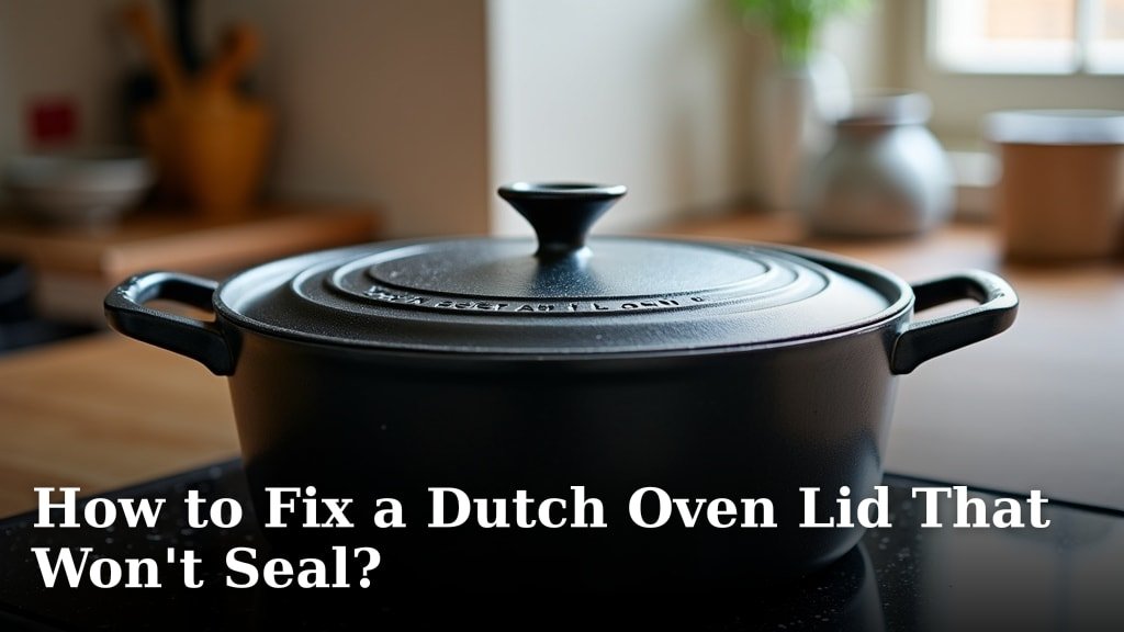 How to Fix a Dutch Oven Lid That Won't Seal?