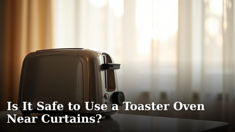 Is It Safe to Use a Toaster Oven Near Curtains?