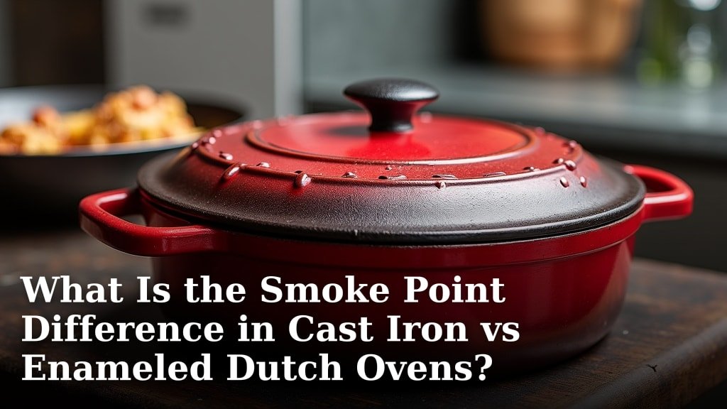 What Is the Smoke Point Difference in Cast Iron vs Enameled Dutch Ovens?