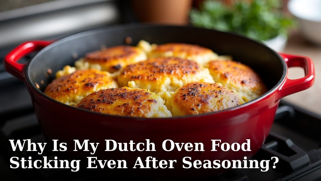 Why Is My Dutch Oven Food Sticking Even After Seasoning?